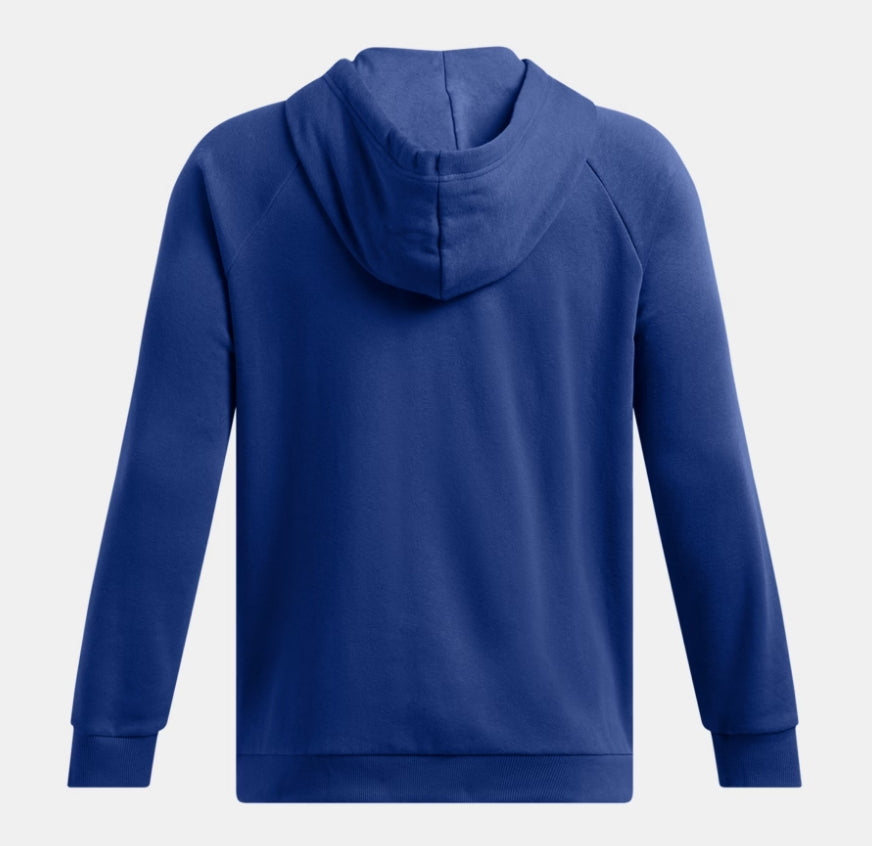 UA Rival Fleece FZ Hoodie M Tech Blue