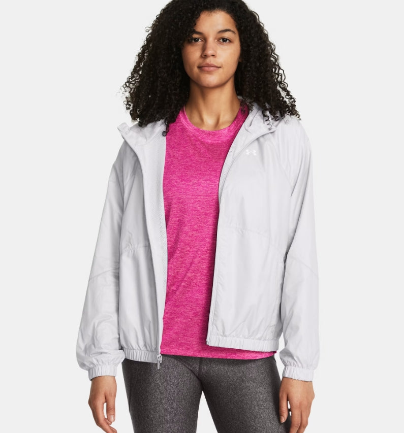 UA Rival Sport Windbreaker W Halo Grey