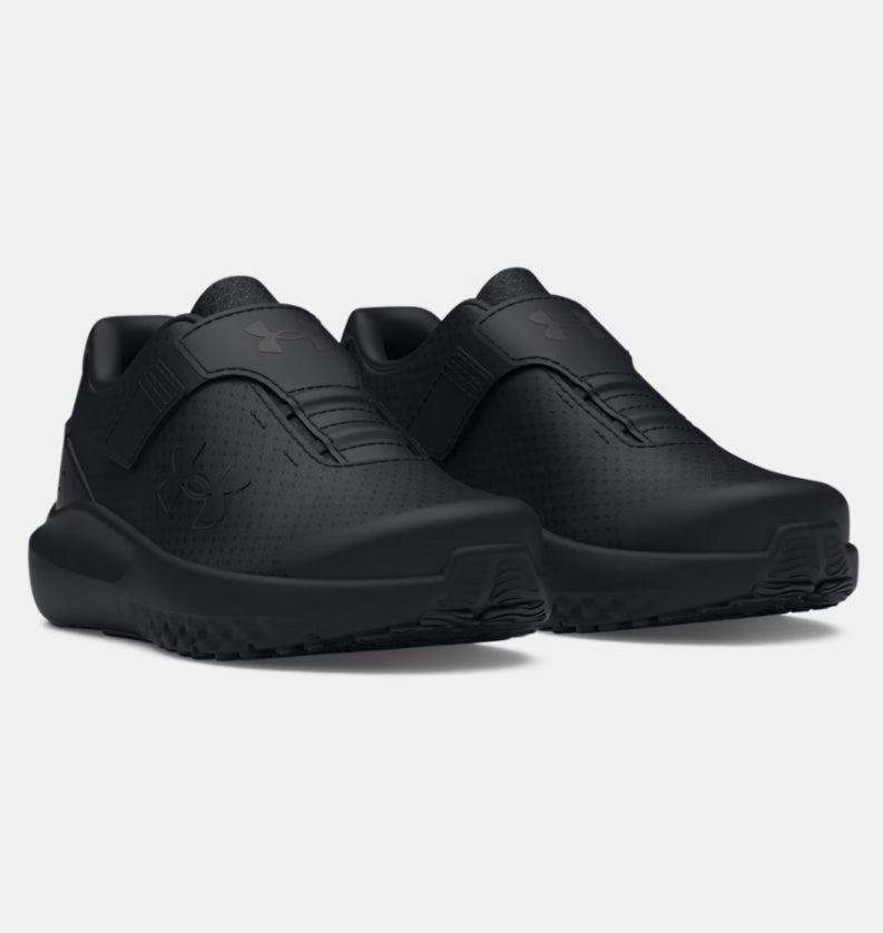 UA Infant Surge 4 AC Running Shoes All Black