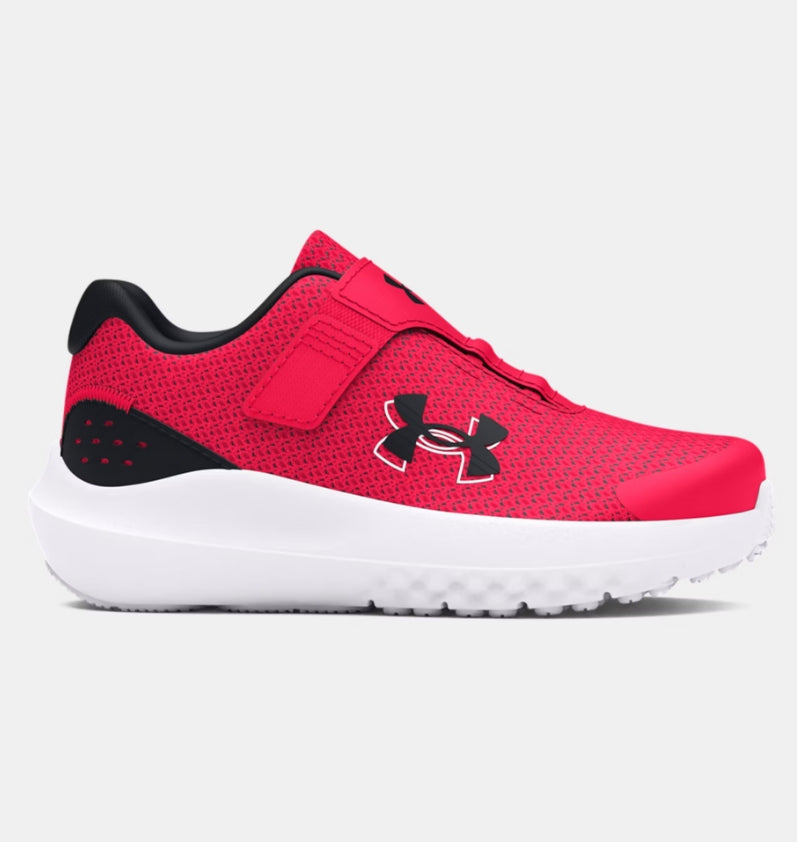 UA Infant Surge 4 AC Running Shoes Red/Blk