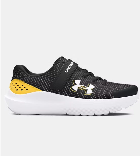 UA Surge 4 AC Runners Toddlers Blk/Taxi