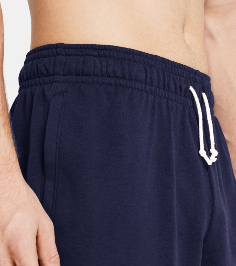 UA Rival Terry 6" Short M Navy