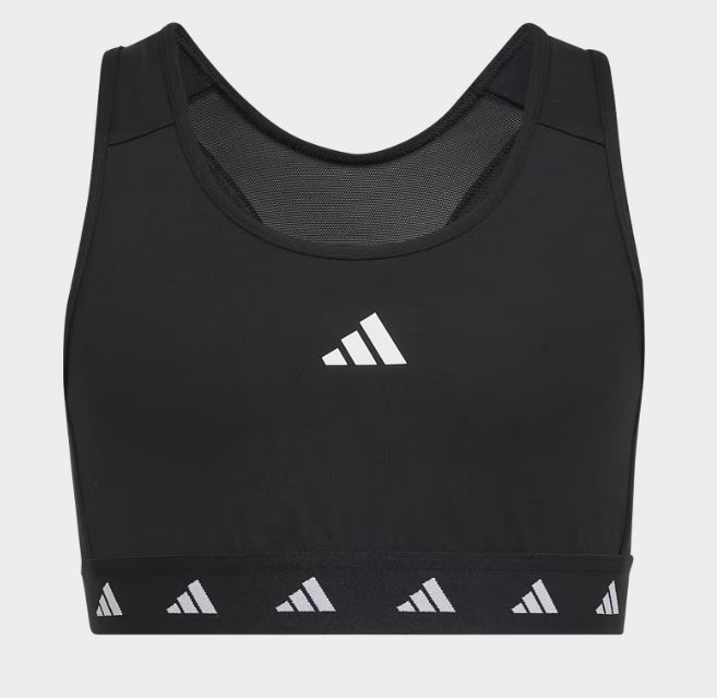 Adidas AEROREADY Techfit Sports Bra Kids Black