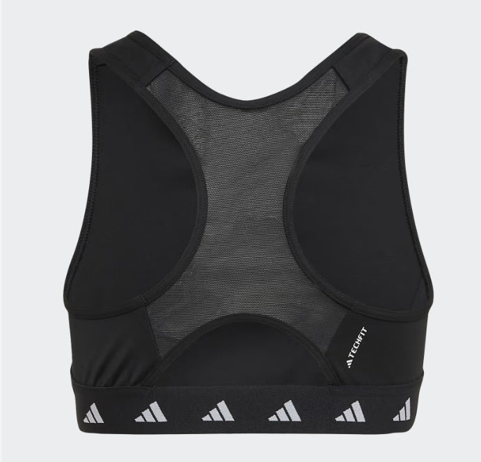 Adidas AEROREADY Techfit Sports Bra Kids Black