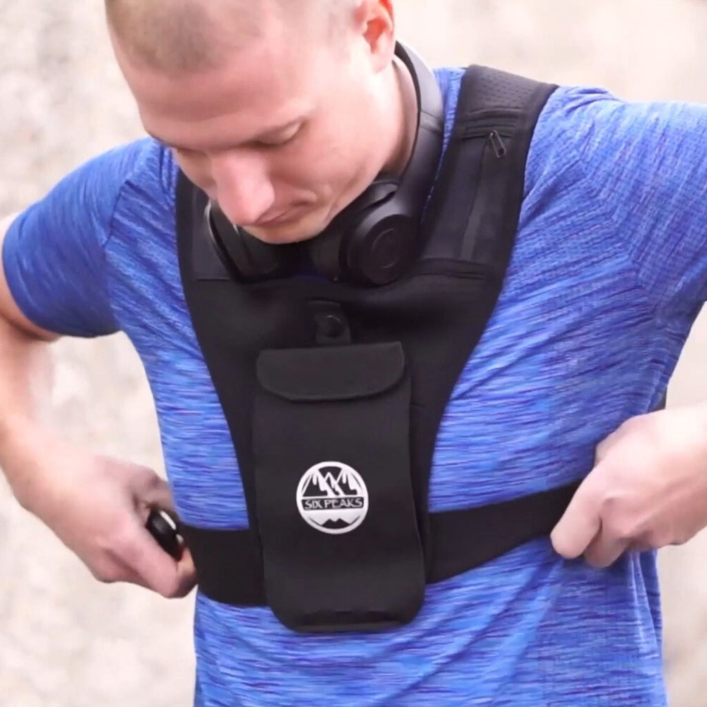 Six Peaks Running Vest with Phone Holder (One Size)