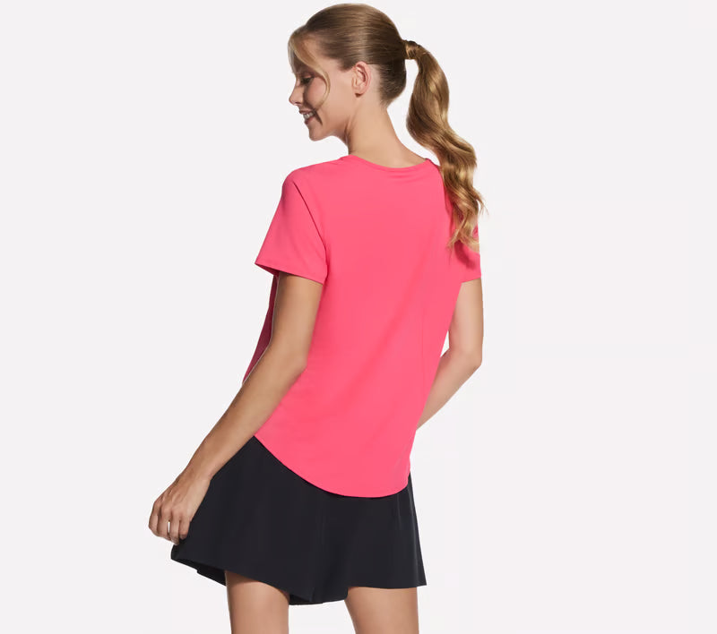 Skechers Stride Performance Tee W Taupe/Coral