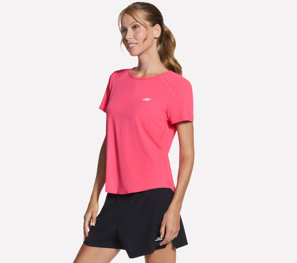 Skechers Stride Performance Tee W Taupe/Coral