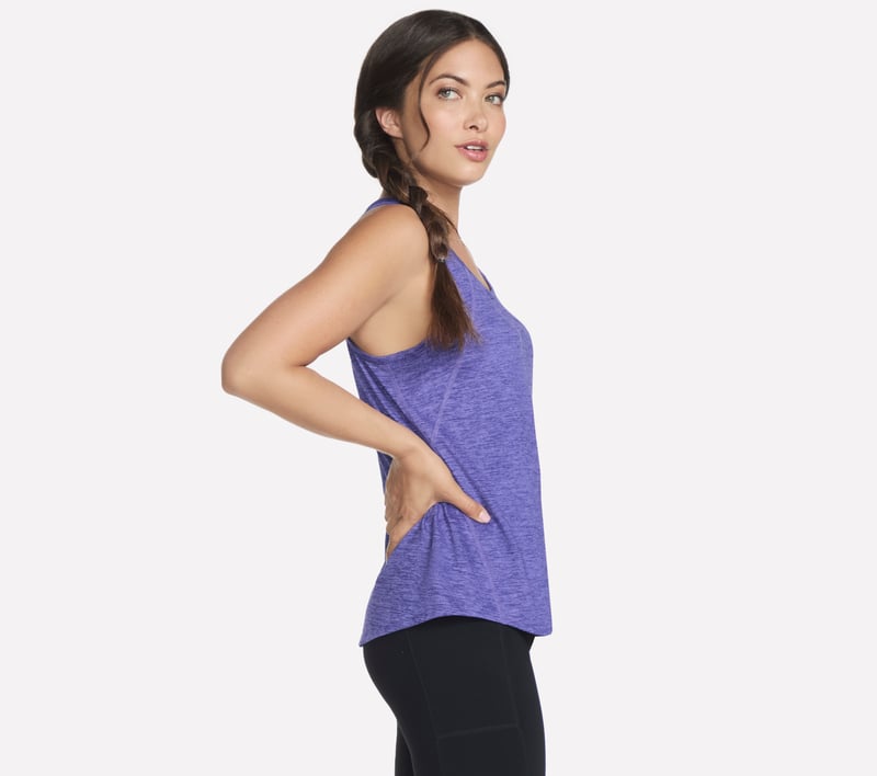 Skechers Go Dri Swift W Performance Tank Top Dark Purple