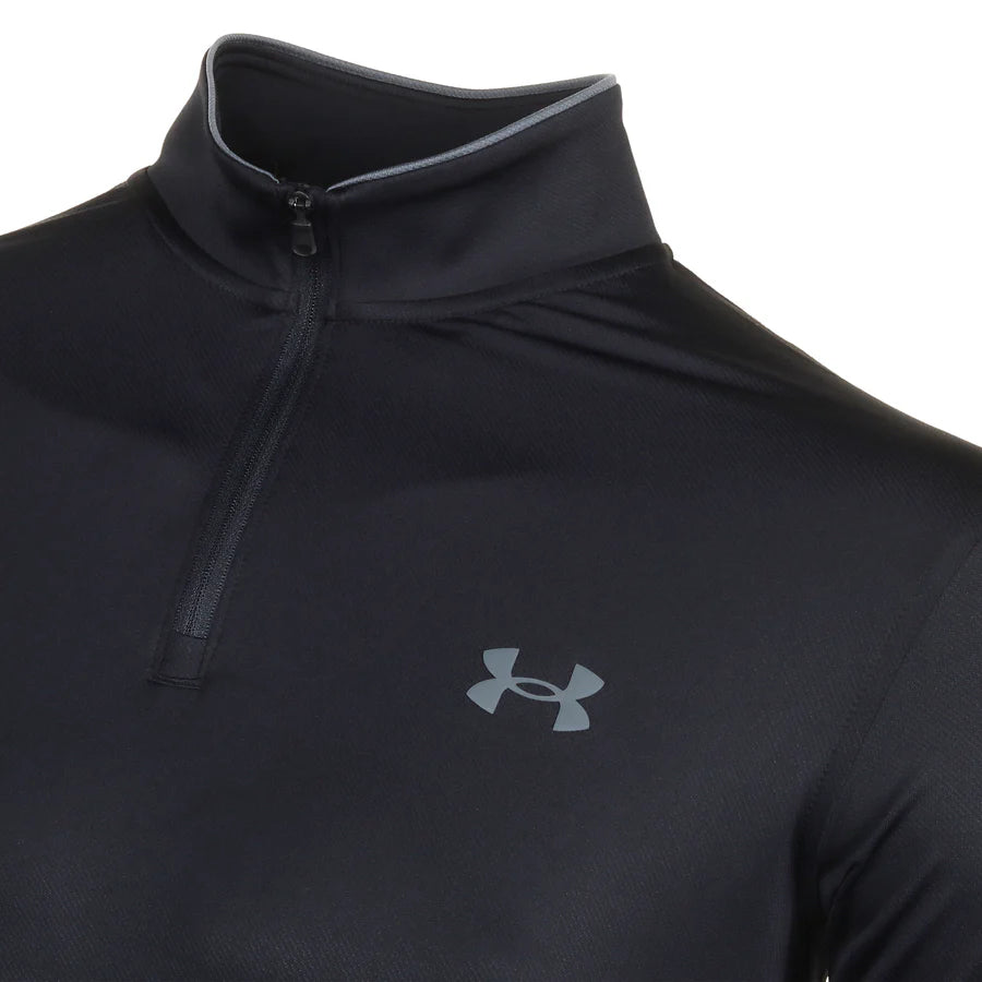 UA Match Play 1/4 Zip M Black / Pitch Gray