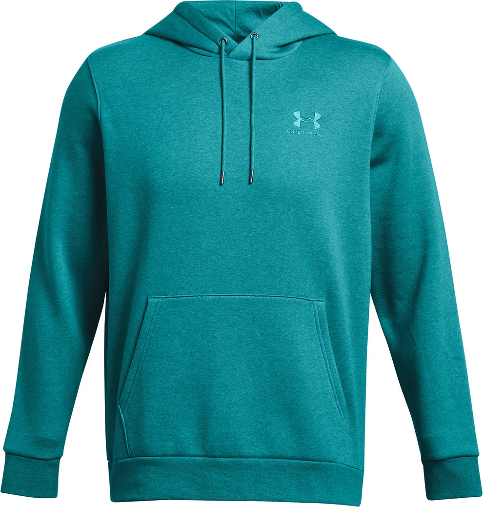 UA Essential Fleece Hoodie M Hydro Teal