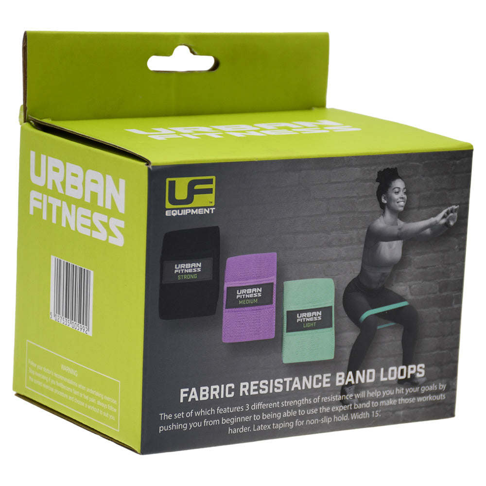 UF Fabric Resistance Band Loops Set of 3