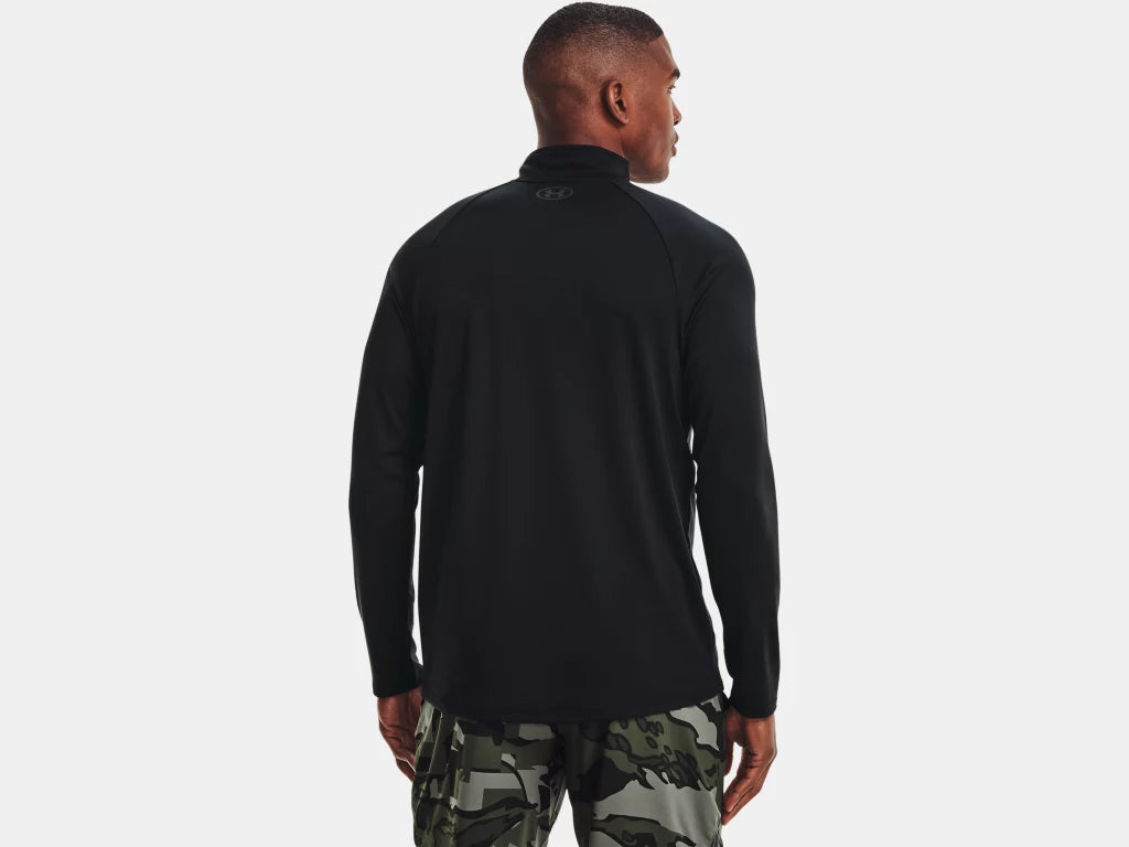 UA Tech™ ½ Zip Long Sleeve M Black