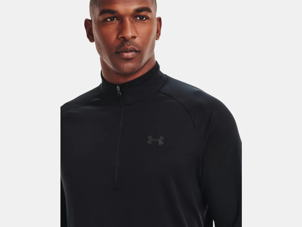 UA Tech™ ½ Zip Long Sleeve M Black