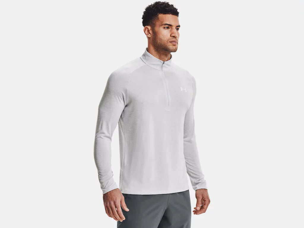 UA Tech™ ½ Zip Long Sleeve M Halo Gray