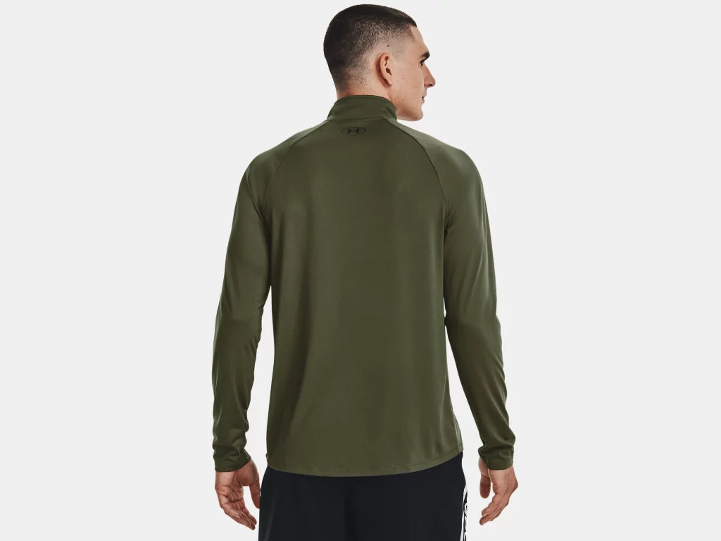 UA Tech™ ½ Zip Long Sleeve M Marine OD Green