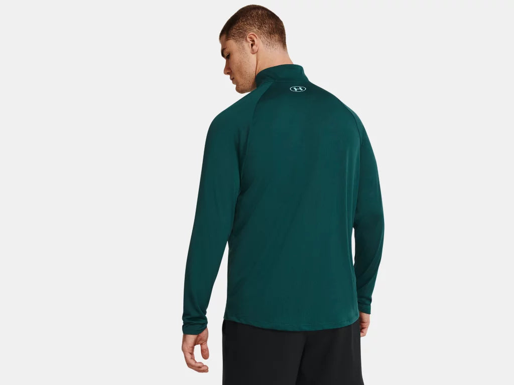 UA Tech 1/2 Zip Top M Hydro Teal