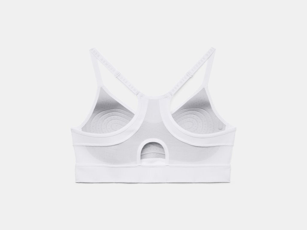 UA Infinity Covered Low Bra W White