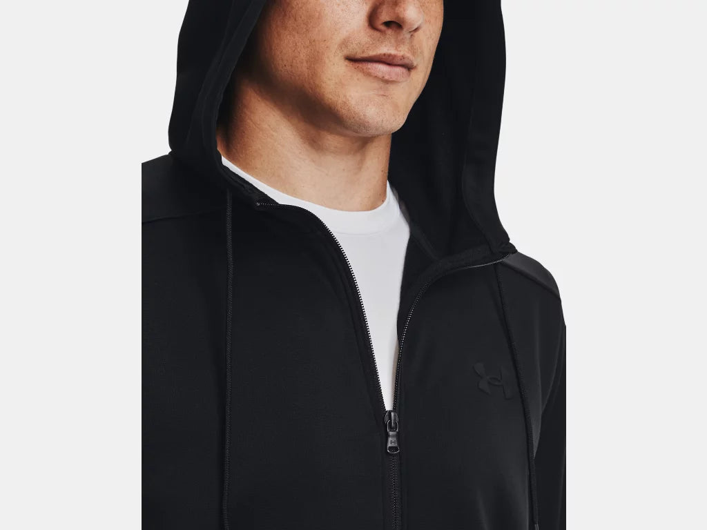 UA Armour Fleece® Full-Zip Hoodie M Black