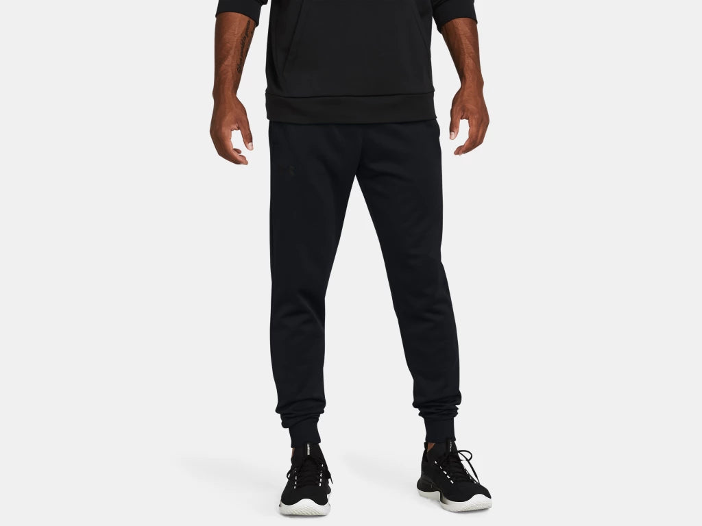 UA Armour Fleece Joggers M Black