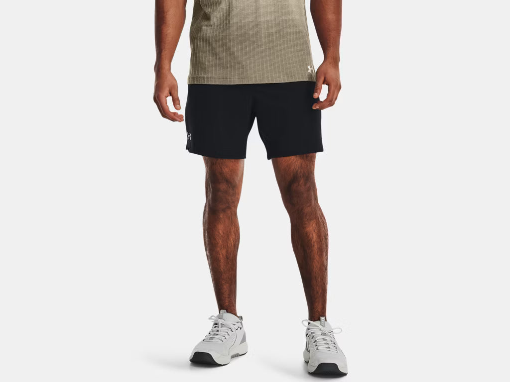 UA Vanish Woven 6" Shorts M Black/Grey
