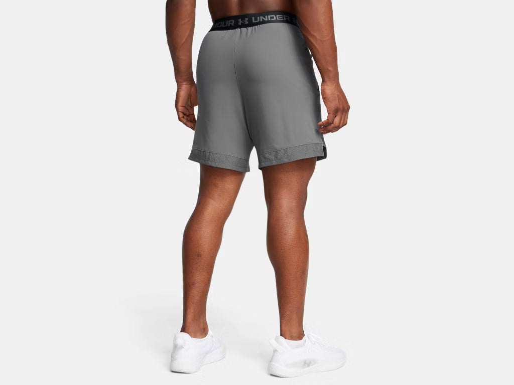 UA Vanish Woven 6" Shorts M Castlerock/Black