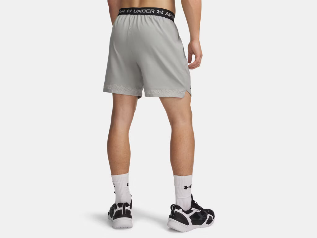 UA Vanish Woven 6" Shorts M Titanium/Black