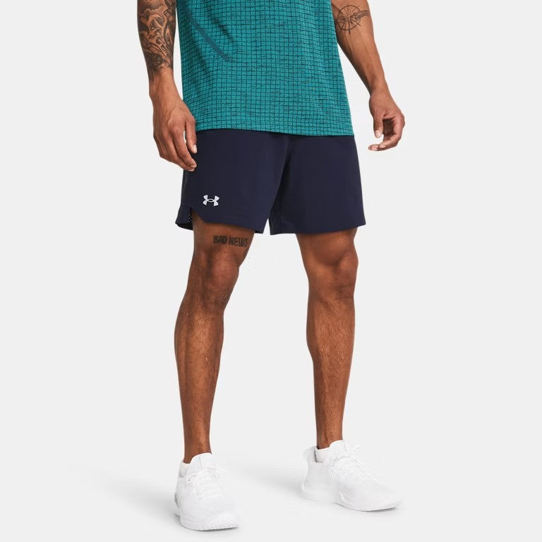 UA Vanish Woven 6" Shorts M Midnight Navy