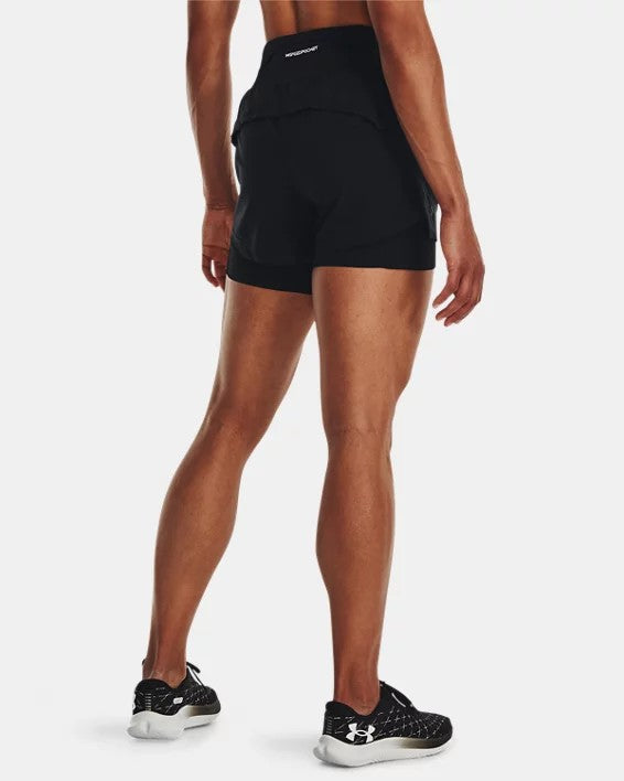 UA Run Stamina 2-in-1 Short W Black