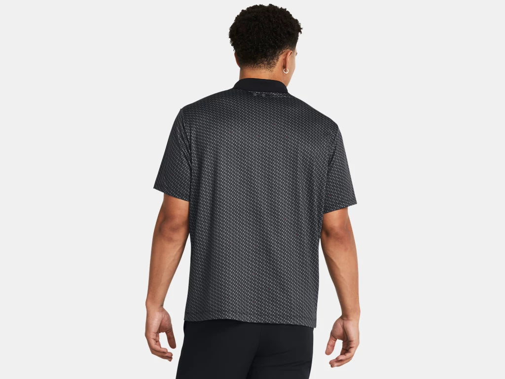 UA Matchplay Printed Polo M Black