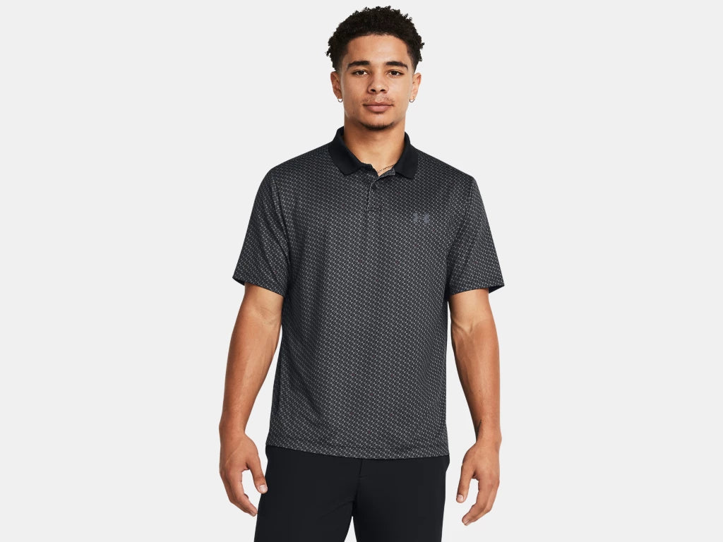 UA Matchplay Printed Polo M Black