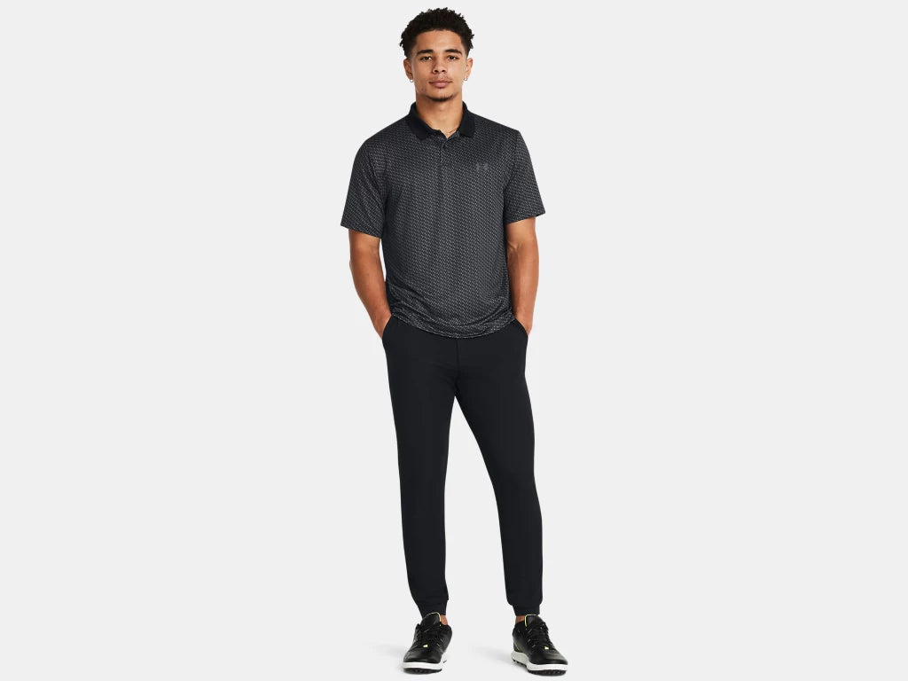 UA Matchplay Printed Polo M Black