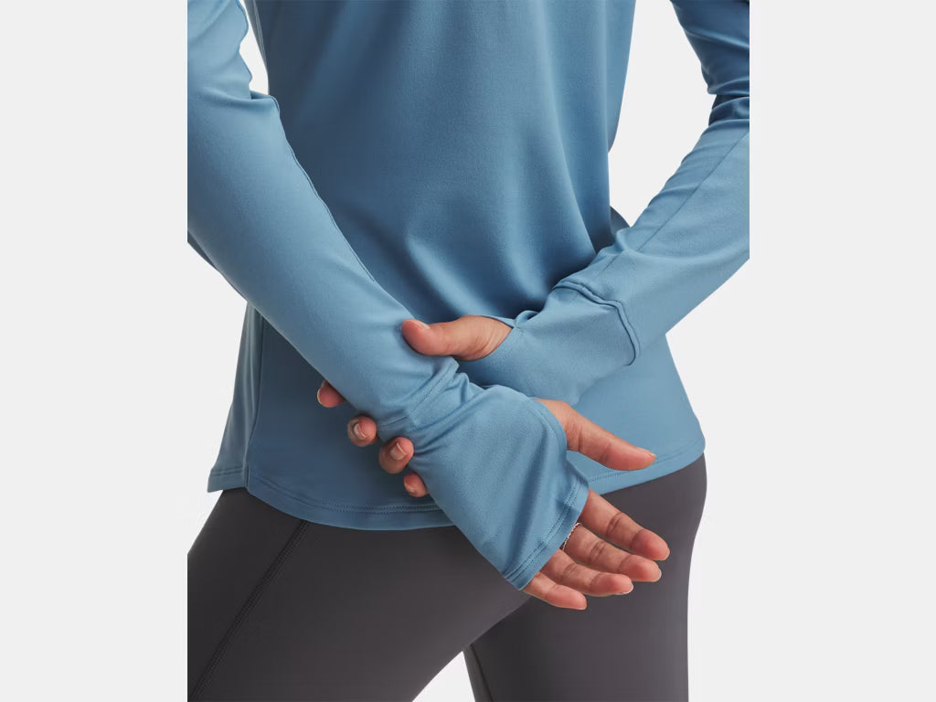 UA Qualifier Half Zip W Blue Smoke