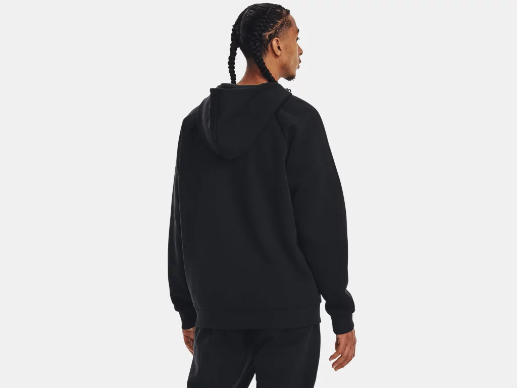 UA Rival Fleece FZ Hoodie M Black