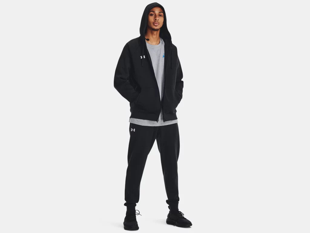 UA Rival Fleece FZ Hoodie M Black