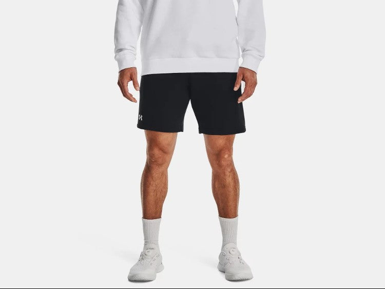 UA Rival Fleece Shorts M Black