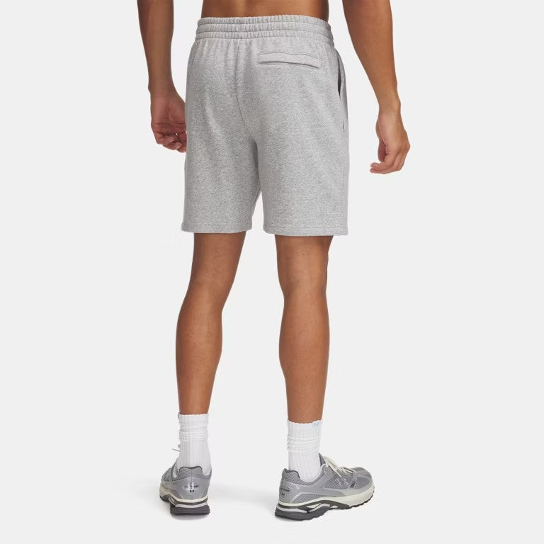 UA Icon Fleece Shorts M Mod Gray