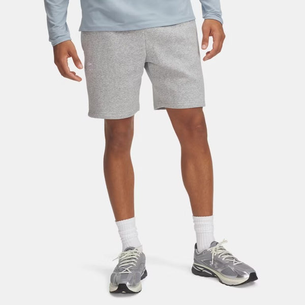 UA Icon Fleece Shorts M Mod Gray