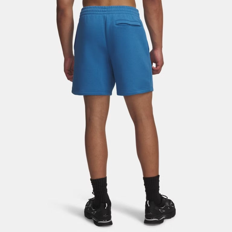 UA Icon Fleece Shorts M Aegean Blue