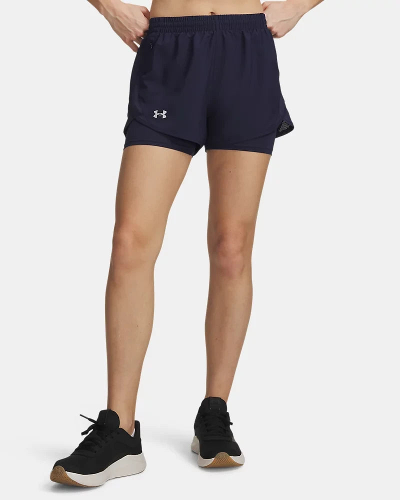 UA Fly By 2-in-1 Shorts Women's Blue