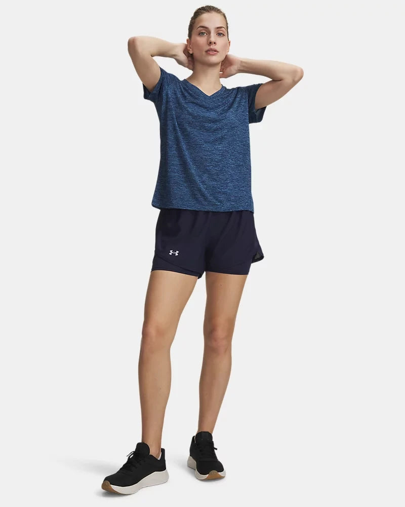 UA Fly By 2-in-1 Shorts Women's Blue