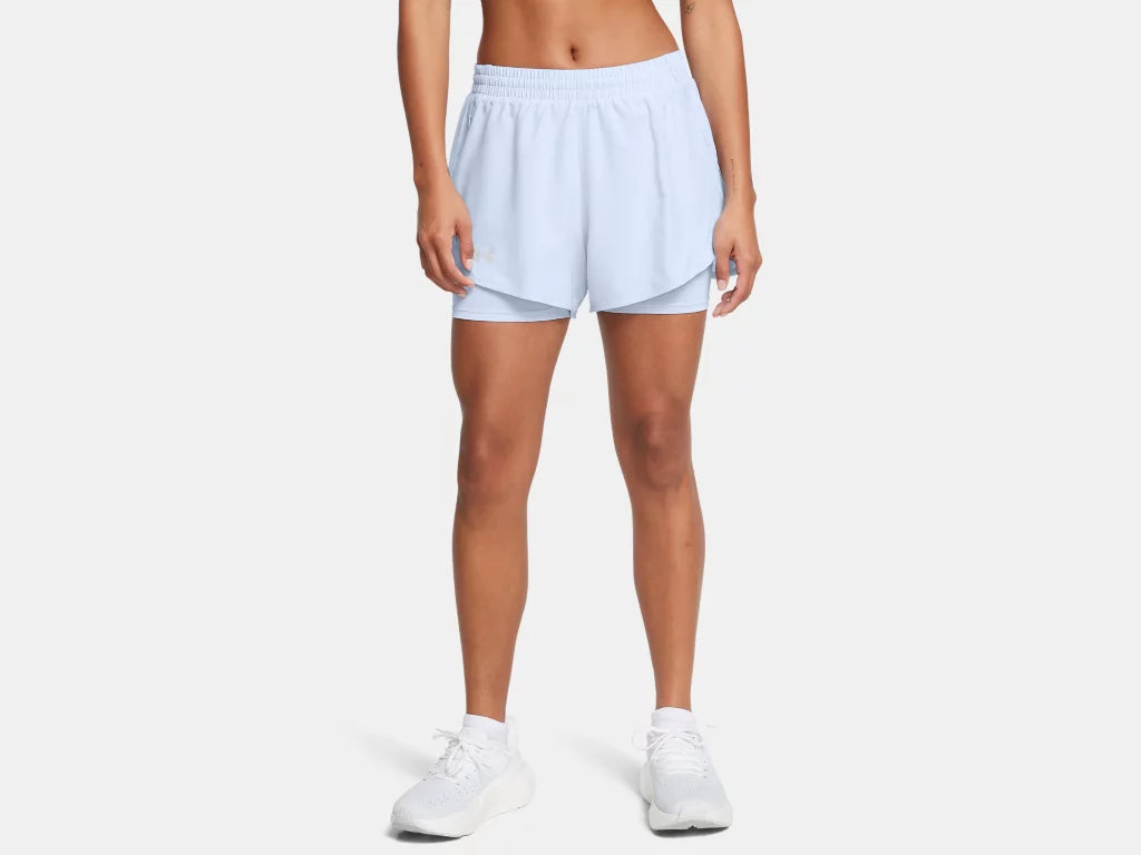 UA Fly By 2-in-1 Shorts W Nimbus Blue