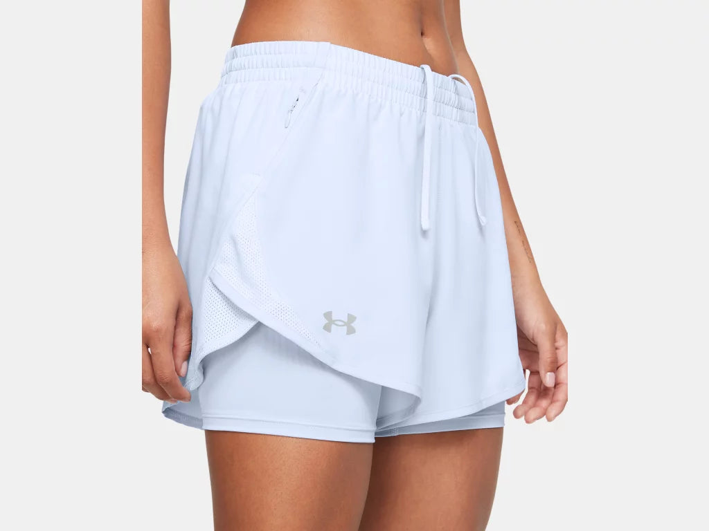 UA Fly By 2-in-1 Shorts W Nimbus Blue