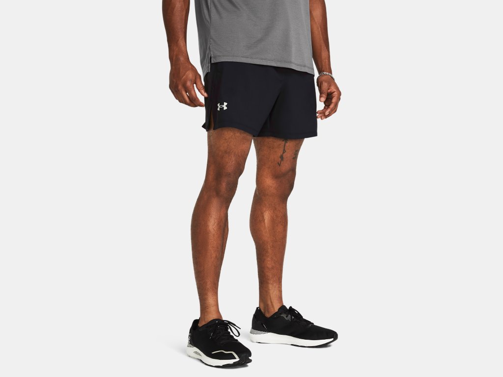 UA Armour Launch 5'' Unlined Shorts M Black