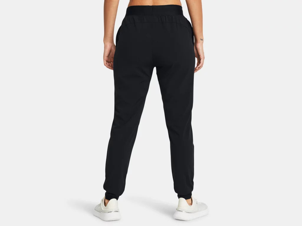 UA Rival High-Rise Woven Pants W Black