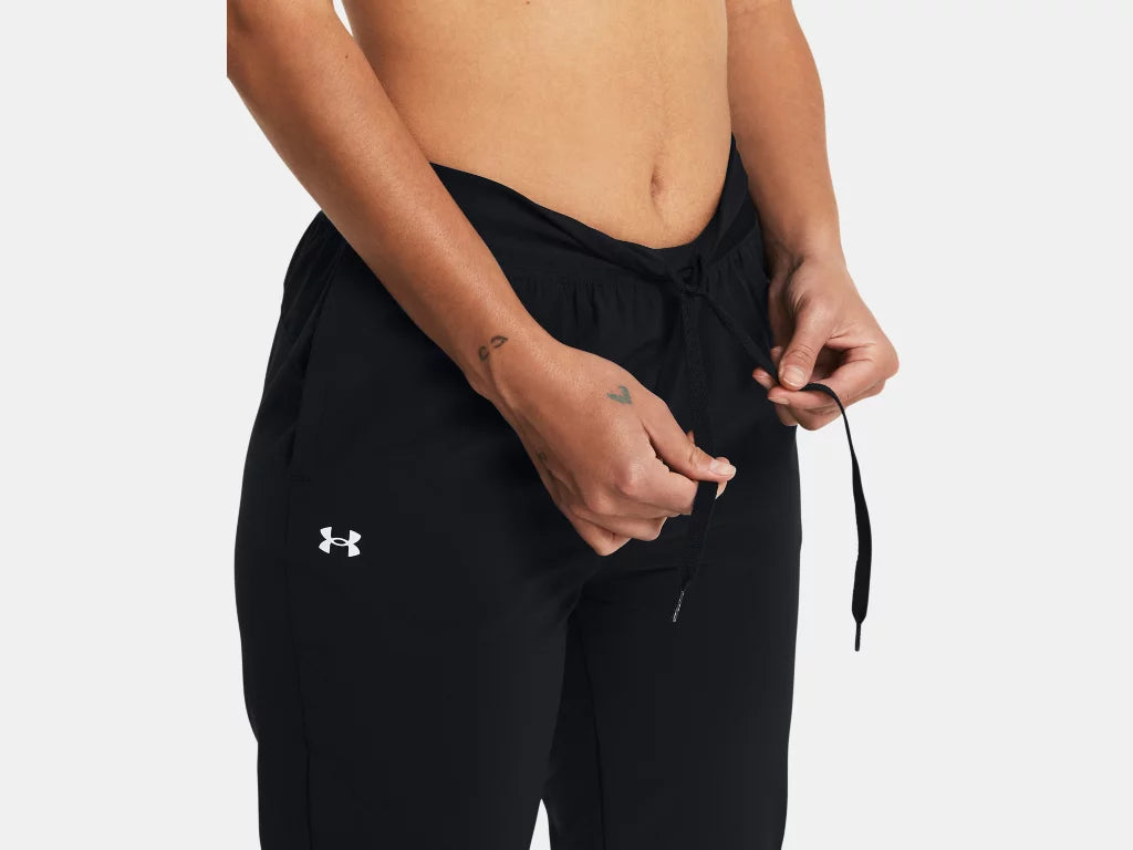 UA Rival High-Rise Woven Pants W Black