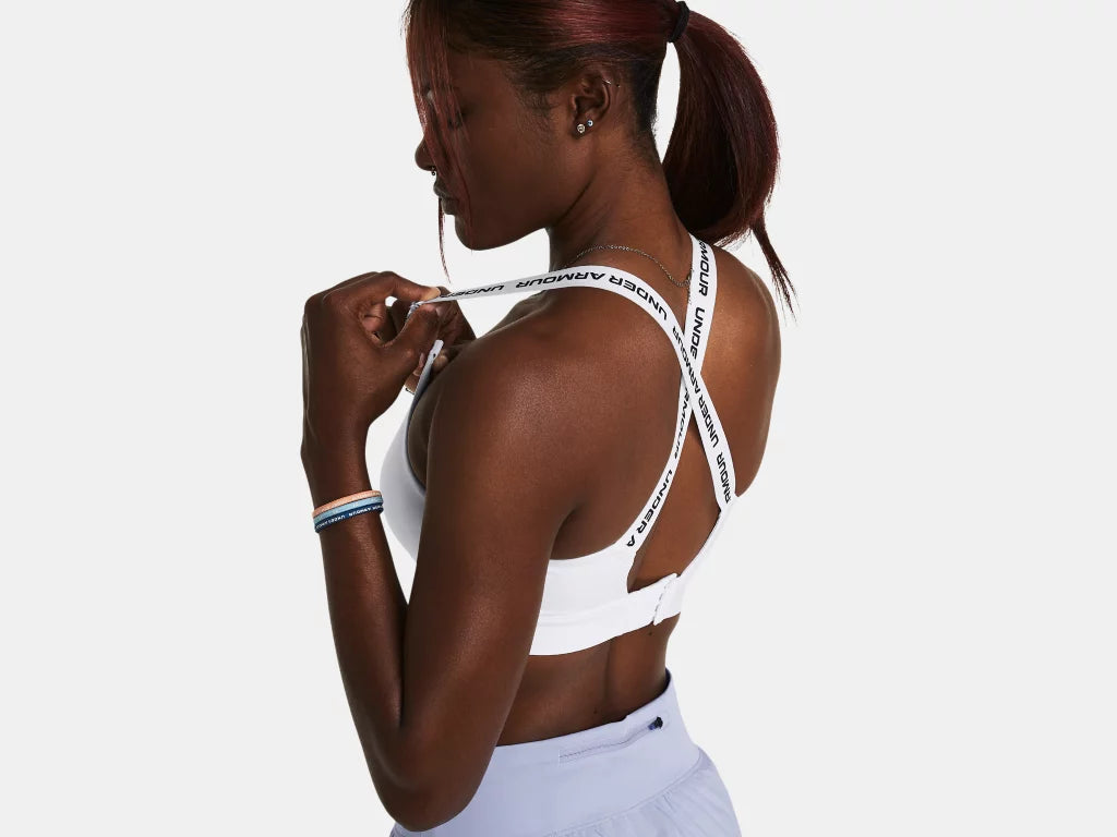 UA Infinity High 2.0 Bra White