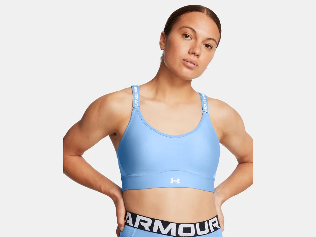 UA Infinity Mid 2.0 Bra Horizon Blue