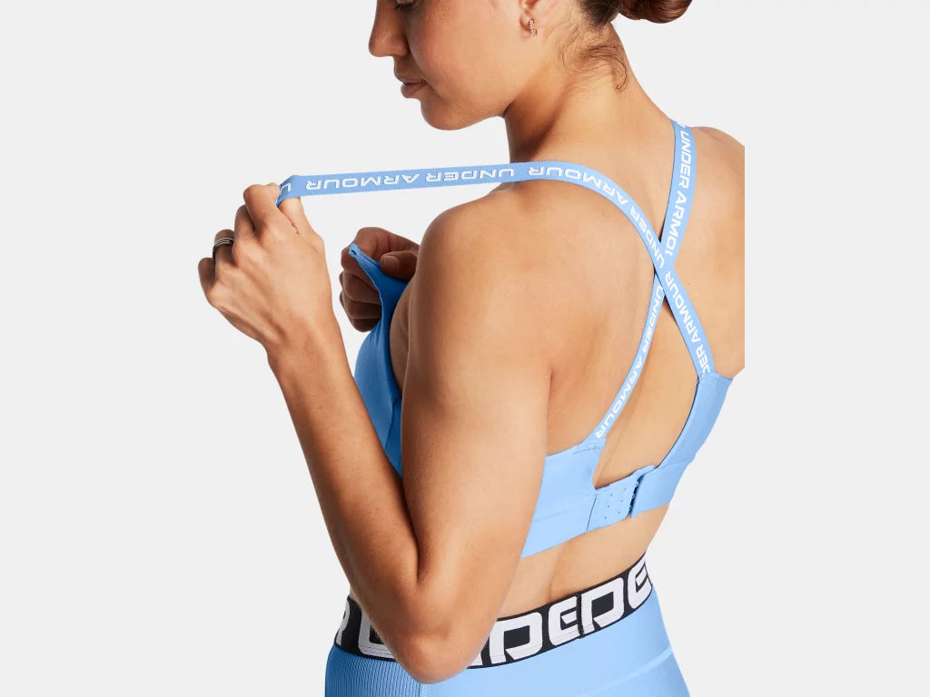 UA Infinity Mid 2.0 Bra Horizon Blue