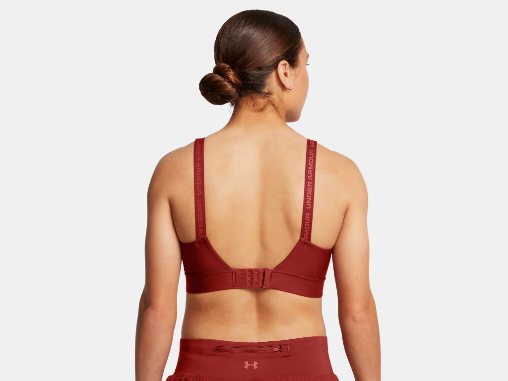 UA Infinity Mid 2.0 Bra Earthen Orange