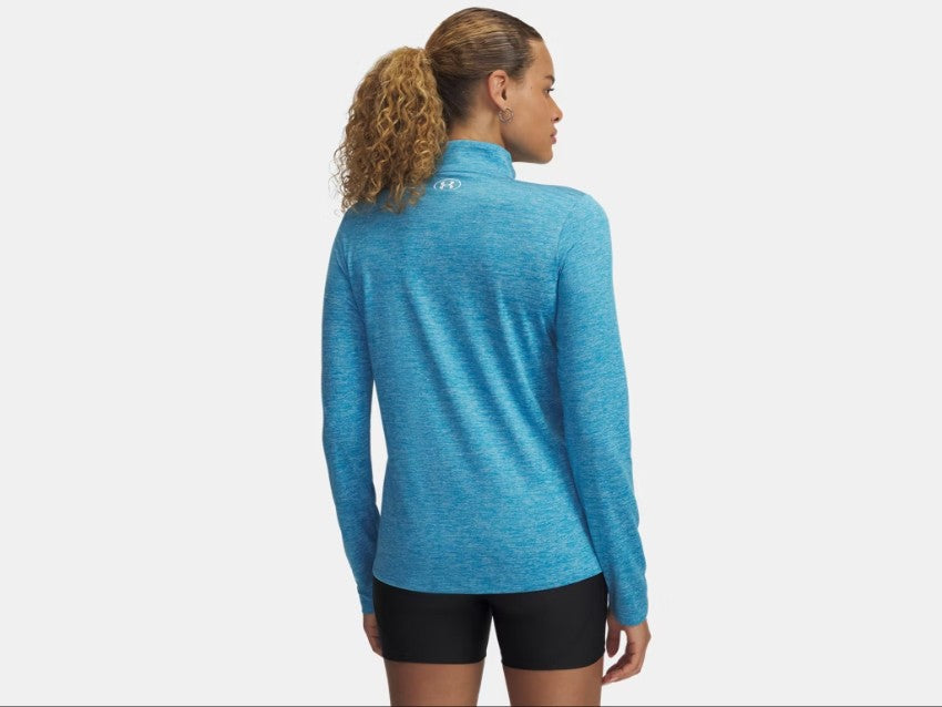 UA Tech Twist 1/2 Zip Top W Ether Blue